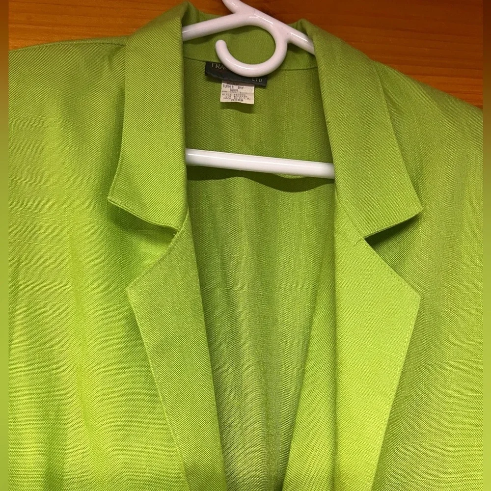 Tracy Evans NWT Green Vintage Single Button Blazer Jacket Women’s Medium